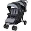 Прогулянкова коляска для двійні Bebe Confort Teamy, Shadow Block, чорна (1151060210) - мініатюра 1