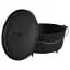 Казан з кришкою Bo-Camp Dutch Oven Cast Iron Black 31 см 7.1 л (DAS303291) - мініатюра 2