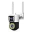 IP-камера уличная с двойным объективом XON SmartCam 4G 1080P (SCWEM22VW 3695) Белая - миниатюра 1