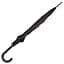 Чоловіча парасолька-палиця напівавтомат Happy Rain чорна - мініатюра 4