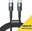Кабель Essager Star 100W USB Charging Cable Type C to Type C 1 м Blue (EXCTT1-XC03) - миниатюра 8