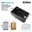 Кухонная мойка Kraus Kore KWF210-33/PGM, Графит - миниатюра 6