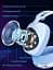 Беспроводные игровые наушники Onikuma B2 Bluetooth гарнитура для геймеров с микрофоном White Blue (19115) - миниатюра 5