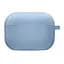 Силиконовый футляр с микрофиброй для наушников Airpods Pro 3 Голубой / Lilac Blue - миниатюра 1