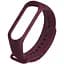 Ремінець Silicone Mi Band 3/4 Burgundy (16) - мініатюра 1