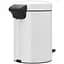 Відро для сміття Brabantia Pedal Bin біле 3 л (112126) - мініатюра 2