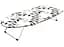 Дошка для прасування Casa Si Table Top 73x30 White/Black Leaves (CS95159P168) - мініатюра 1