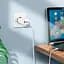 Мережевий зарядний пристрій Hoco 1USB + 2Type-C N16 65W White + Cable Type-C to Type-C - мініатюра 6