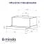 Витяжка телескопічна Minola HTLS 6734 BL 1100 LED GLASS - мініатюра 11