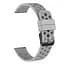 Ремінець для Huawei Watch GT3 42mm - сірий ширина кріплення 20мм силікон Watchbands double (W39-3WB58723404) - мініатюра 2