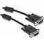 Кабель Maxxter VGA-VGA HD15M/HD15M 3+4C, с 2-мя фер, 1.8м, чорний (V-VGA-6) - мініатюра 1