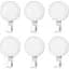 Набір настінних гачків Happy Life Small Hook 6 шт White [26035] - мініатюра 1