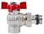 Кран кульовий Icma FAR. ROSSA 1/2" кутовий №362 (87362AD11) - мініатюра 2