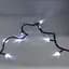 Светодиодная гирлянда нить уличная Led Cob 10м 100led батарейки White - миниатюра 2