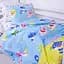 Пододеяльник на молнии MirSon Kids Time 17-0522 Sharks are fun, бязь, 210х143 см, разноцветный - миниатюра 1