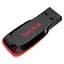 USB Flash SanDisk USB Cruzer Blade 128Gb Black Red - миниатюра 1
