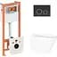 Набір Q-tap Nest 4 в 1 підвісний унітаз Swan Ultra Quiet 520x360x320 + комплект інсталяції QT16335180W48194 - мініатюра 1
