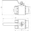 Кран кульовий прямий Q Professional 1 1/2″ ЗВ КР PN40 QP152 - мініатюра 4
