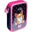 Пенал жесткий Yes HP-01 Puppy, 13х21х4 см, черный с розовым (533344) - миниатюра 1
