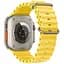 Ремінець силіконовий Hoco iWatch WA12 marine double buckle 42/ 44/ 45/ 49mm жовтий - мініатюра 1