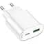 Сетевое зарядное устройство Hoco C109A Fighter 20W USB-A + USB-C White [161691] - миниатюра 3