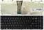 Клавіатура для ноутбука IBM/LENOVO B50-30, IdeaPad Z50-70 чорний, чорний фрейм - мініатюра 1