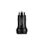 Автомобільний зарядний пристрій Hoco Z7 2 USB Kingkong Black - мініатюра 2