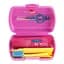 Дорожній набір по догляду за ротовою порожниною Curaprox Travel Set Pink: Розкладна щітка CS5460 Ultra Soft + Зубна паста Be You 10 мл + Йоржики + Тревел-кейс - мініатюра 1