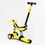 Самокат-велобіг 3 в 1 Best Scooter 32х14х61-75 см Жовтий 000231684 - мініатюра 3