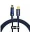Кабель Baseus Explorer Series Auto Power-Off Cable Type-C to Lightning 20W 1m CATS000003 Blue - мініатюра 1