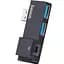 Мультипортовий адаптер USB Хаб Baseus Multi-Functional USB A to RJ45*1+USB3.0*2 CAHUB-FP01 Black - мініатюра 1