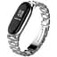 Ремінець для фітнес-браслета Xiaomi Mi Band 3/4 Steel блочний великі ланки метал - мініатюра 1