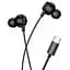 Стерео наушники Hoco M117 Type-C Black - миниатюра 3