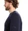 Термокофта Icebreaker 200 Oasis LS Crewe Ski Stripes Men L Midnight (1052-IB0 A56 HU401 L) - мініатюра 5