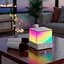 Блютуз колонка с микрофонами K18 wireless lightshow speaker, 5W, Белый, портативная караоке колонка bluetooth - миниатюра 1