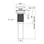 Донний клапан Qtap PU02 70x70x227.5 White, Білий - мініатюра 3