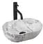 Умивальник Rea Amelia Mini 38x26 stone matt (REA-U9109), Матова - мініатюра 1