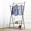 Стійка для одягу Casa Si Garment Rack Bamboo Black (CS92309W04), чорний - мініатюра 4