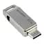 USB флеш накопичувач Goodram 32GB ODA3 Silver USB 3.0 / Type-C (ODA3-0320S0R11) - мініатюра 1