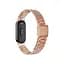 Ремінець для фітнес-браслета Tamister для Xiaomi Mi Band 8 металевий тип В із застібкою рожеве золото - мініатюра 3
