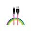 Дата кабель USB 2.0 AM to Micro 5P 1.0m multicolor ColorWay (CW-CBUM017-MC) - мініатюра 1