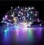 Світлодіодна гірлянда нитка крапля роси 4.5 м 50led батарейки RGB - мініатюра 2