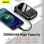 УМБ BASEUS Qpow Digital Display Quick Charging Power Bank (With IP Cable) 20000mAh USB/Type-C/Lightning, - миниатюра 8