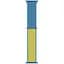 Ремінець Nylon для Apple Watch 42(ser.1-3)/44/45/46/49mm Blue / Yellow - мініатюра 1