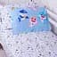 Простыня MirSon Kids Time Бязь, 17-0521, Sharks blue - миниатюра 1