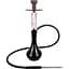 Кальян Trumpet Hookah Rider W-40 Pink-White (колба Drop Black) - мініатюра 2