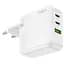 МЗП Hoco C115A Header PD65W+QC3.0 (1USB-A/2C) White - мініатюра 3