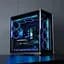 Zalman Корпус P60 без БР, 2xUSB3.0, 1x Type C, 3x120мм ARGB Reverse, 2x120мм ARGB, VGA 435мм, LCS ready, Curved Tempered Glass, Dual Chamber, ATX, чорний - мініатюра 4