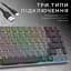 Клавиатура GamePro Red Swich Low Profile RGB Wireless Bluetooth USB Dark Gray беспроводная (MK230R) - миниатюра 11