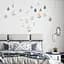 Дзеркальний декор Wall Sticker SW-00002492 акриловий самоклеючий Краплі 20 шт. срібло - мініатюра 5